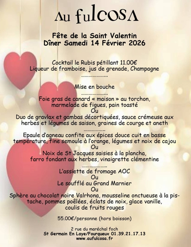 Au Fulcosa - restaurant FOURQUEUX - Meilleurs restaurants Saint Germain en Laye